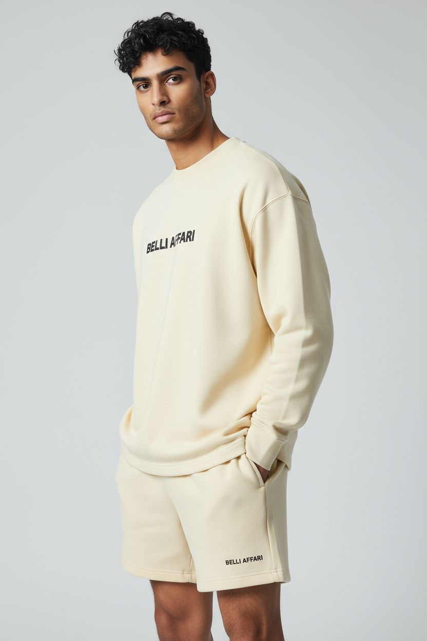 Champagne Yellow Sweater Set