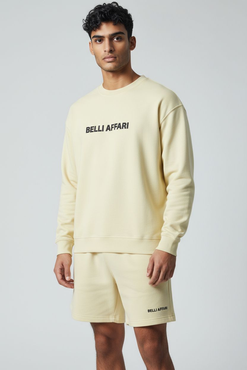 Champagne Yellow Sweater Set