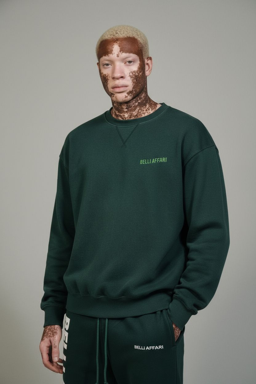 Bottle Green Luxe Sweatsuit Set