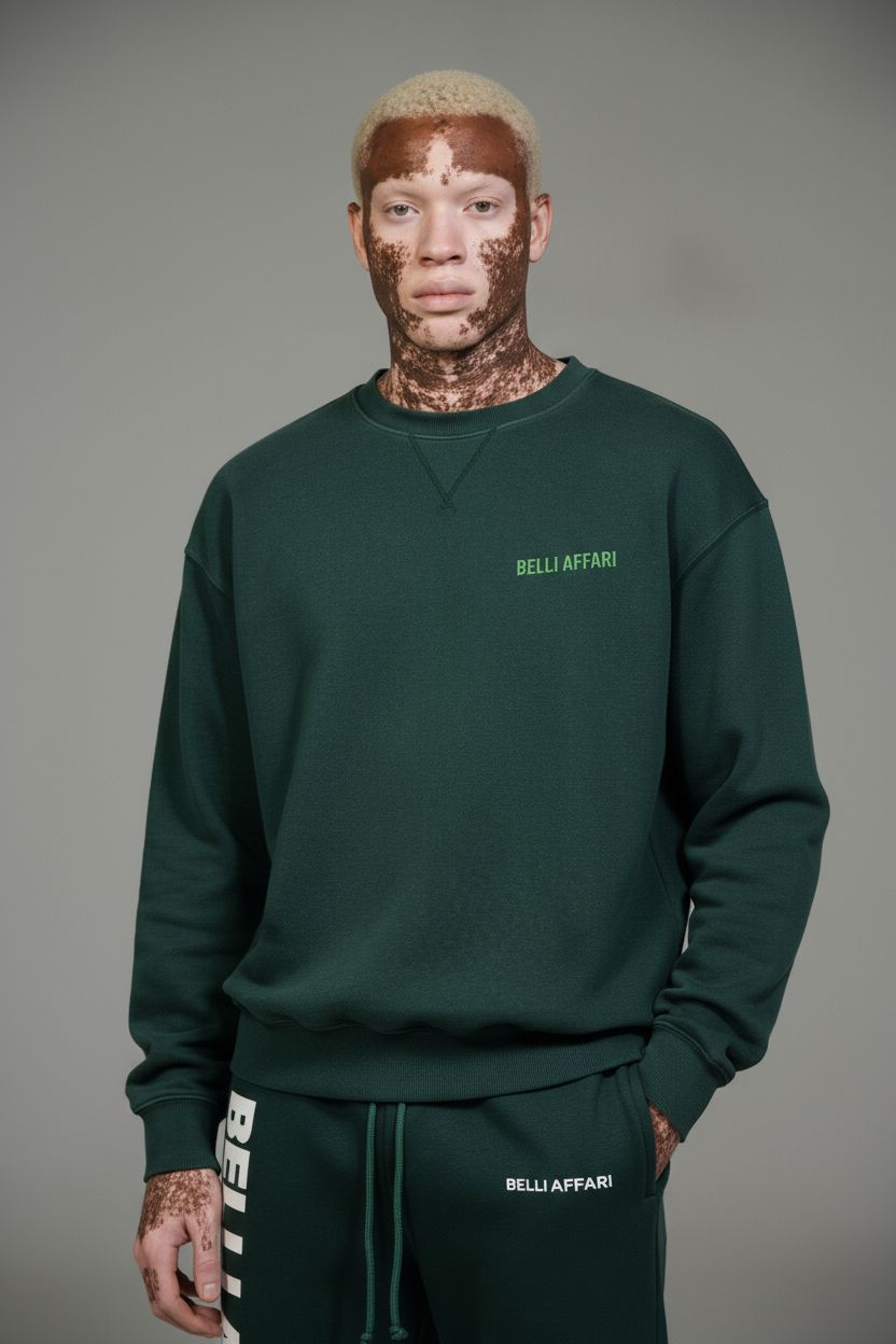 Bottle Green Luxe Sweatsuit Set