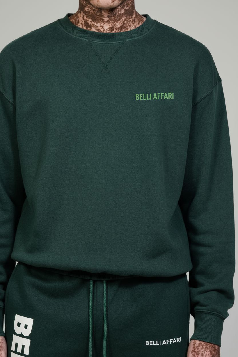 Bottle Green Luxe Sweatsuit Set