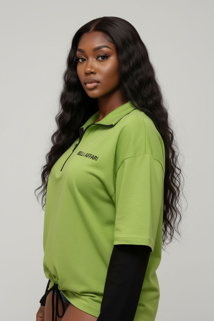 CinchFit Zip Golf Shirt