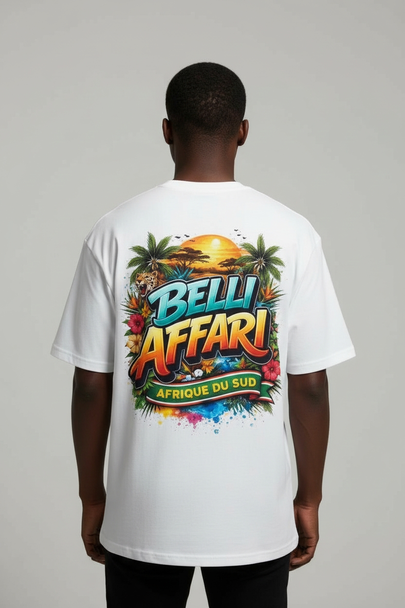 Vibrant Safari Sunset T‑Shirt | Bold African‑Inspired Streetwear