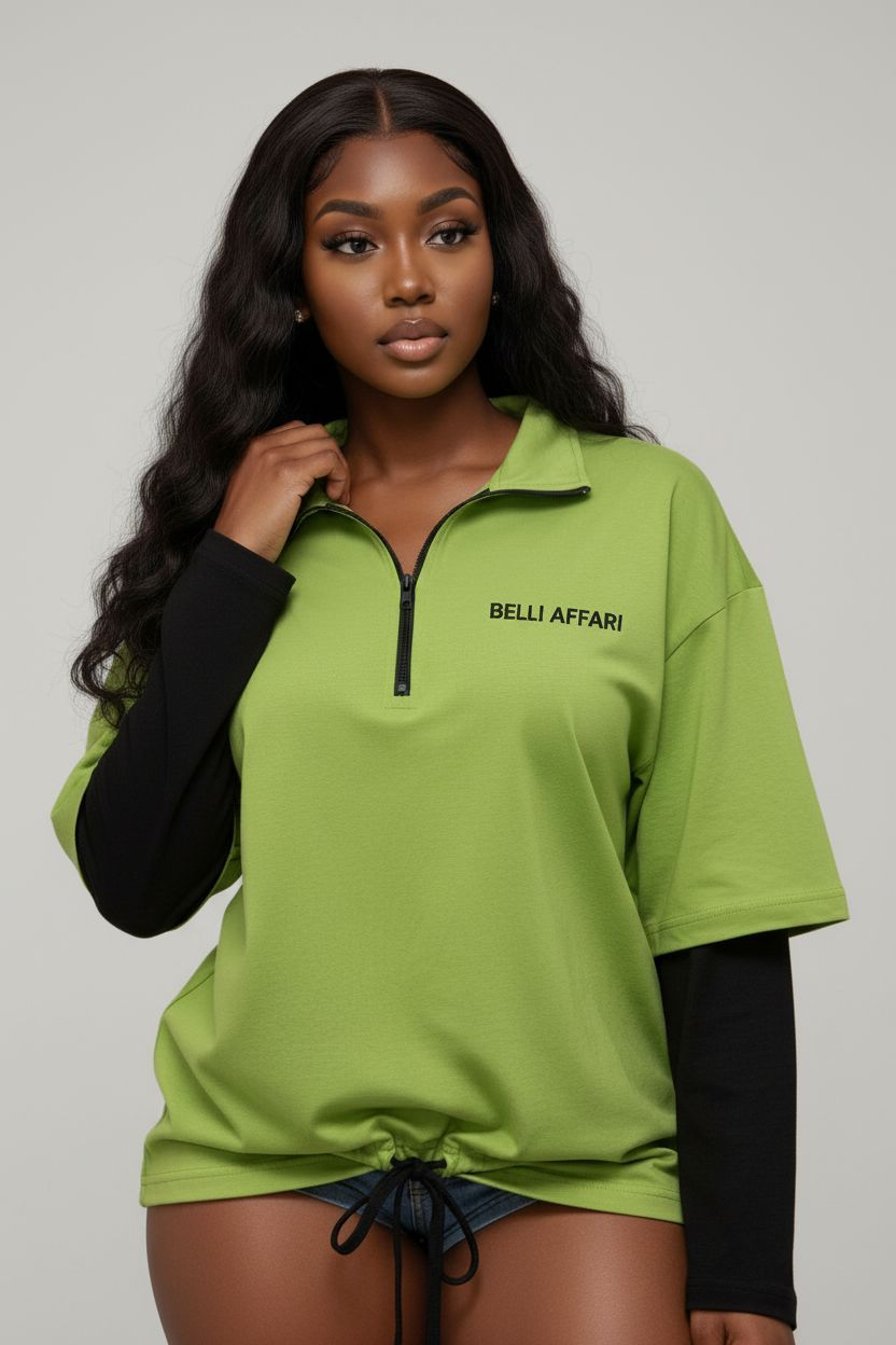 CinchFit Zip Golf Shirt