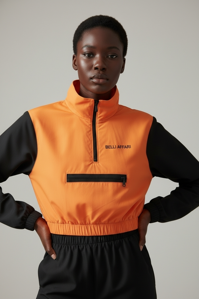 Athletic Cropped Windbreaker