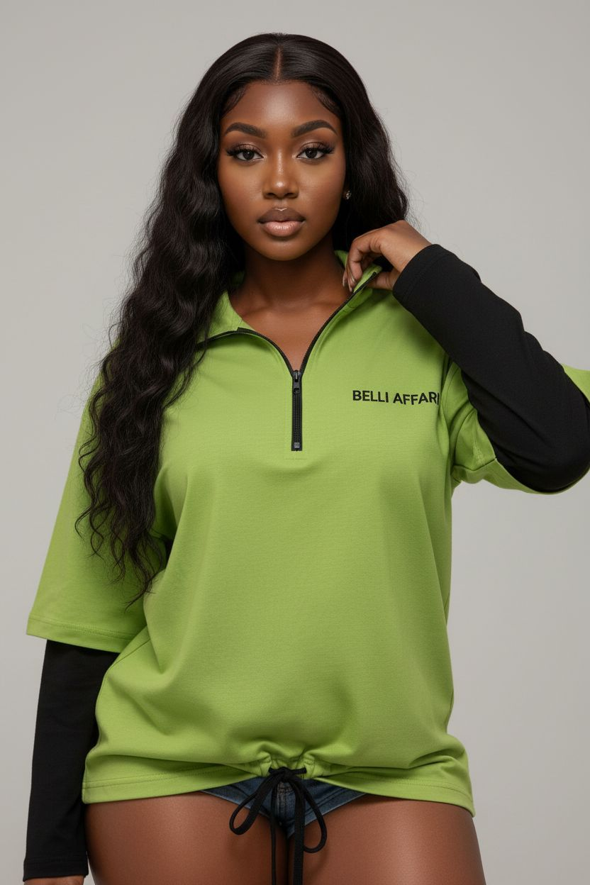 CinchFit Zip Golf Shirt