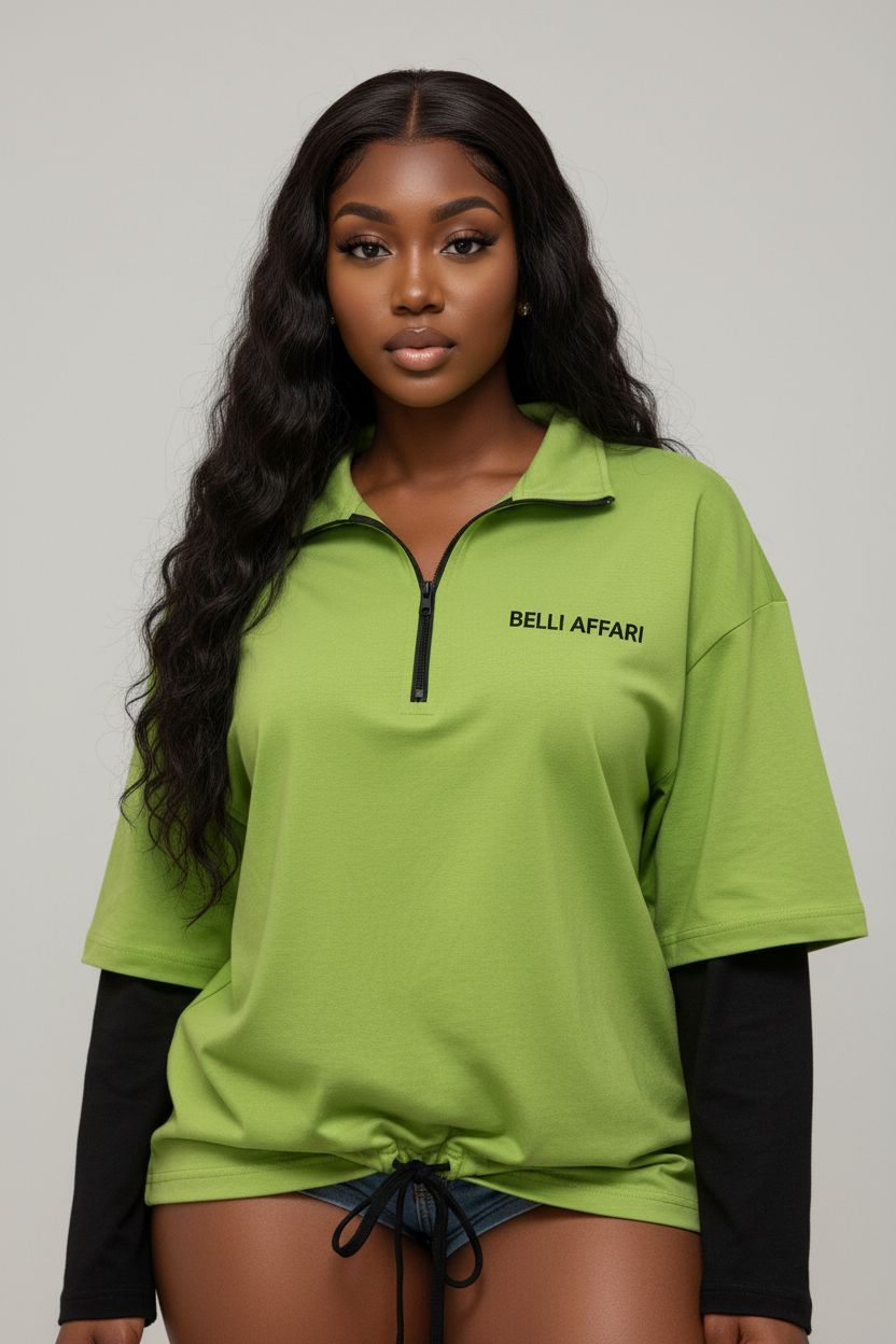 CinchFit Zip Golf Shirt