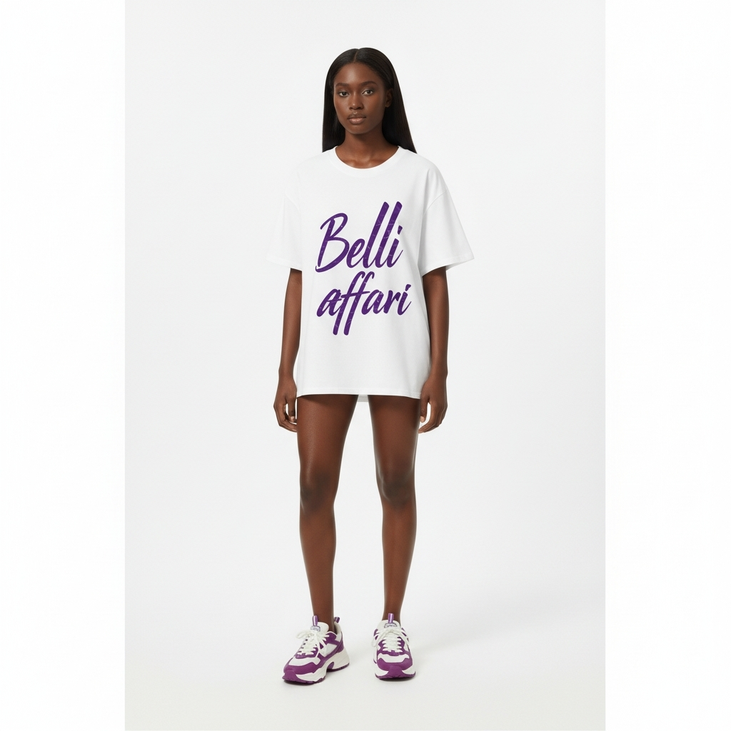 Forma Bianca – Oversized White T-Shirt