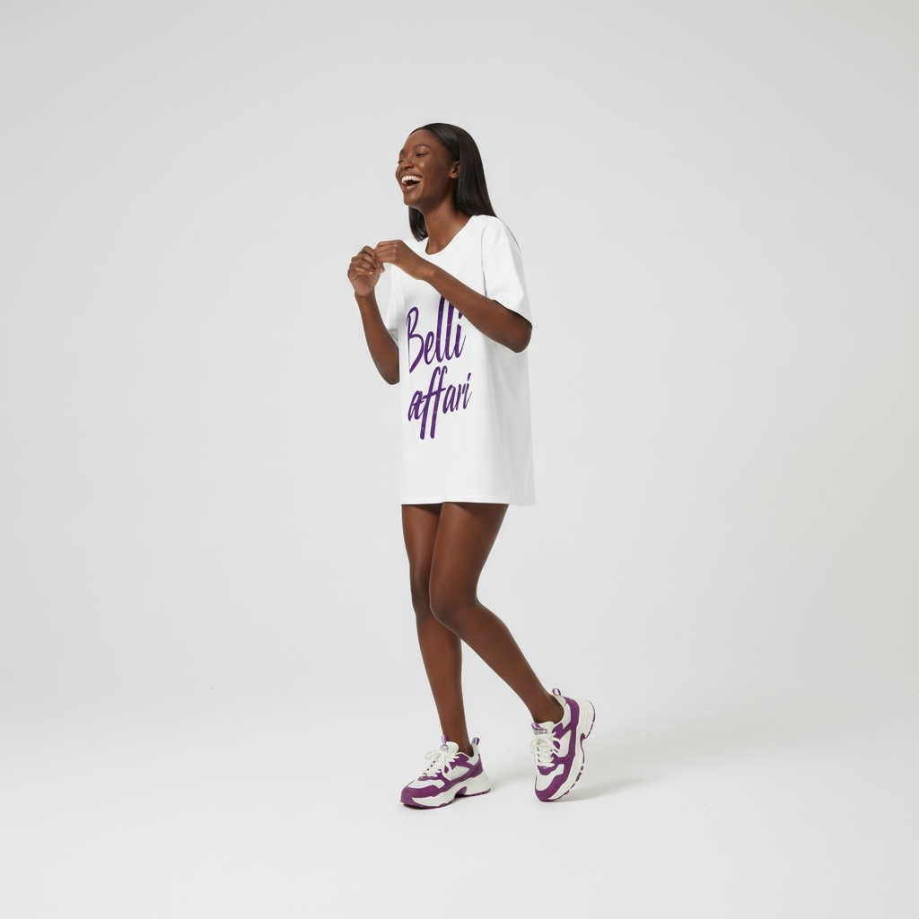 Forma Bianca – Oversized White T-Shirt