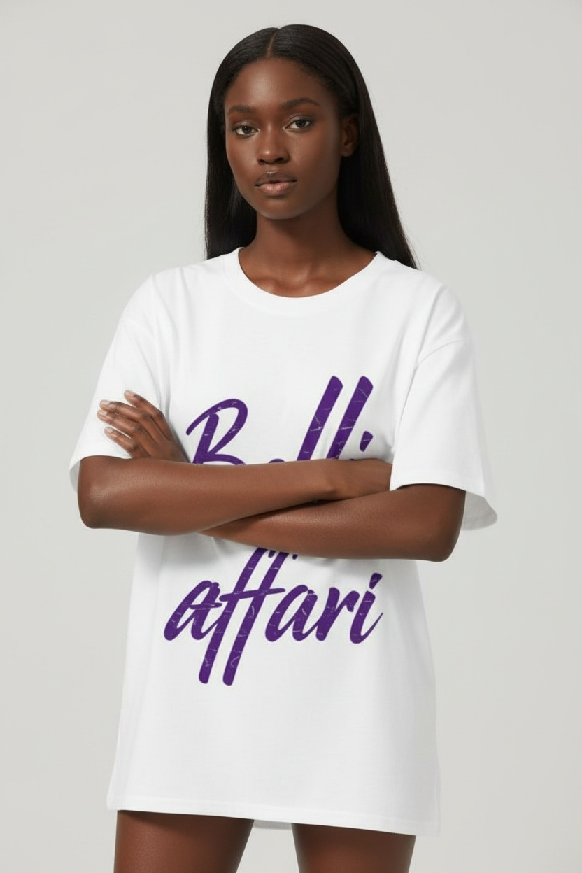 Forma Bianca – Oversized White T-Shirt