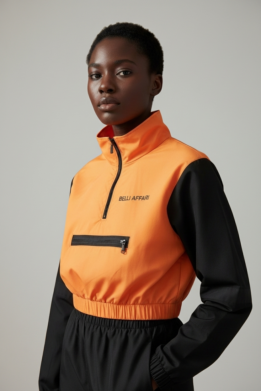 Athletic Cropped Windbreaker